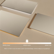 120x70 cm Prostokątne Lustro Łazienkowe Podświetlane 120x70cm z barwą neutralną 4500K